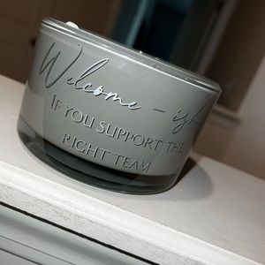 Personalized Better Homes and Garden 16 oz 3 wick Candle. Scent: Cashmere Amber